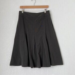 Sandro Sportswear womens gray casual Y2K flowy Midi knee length skirt size 6